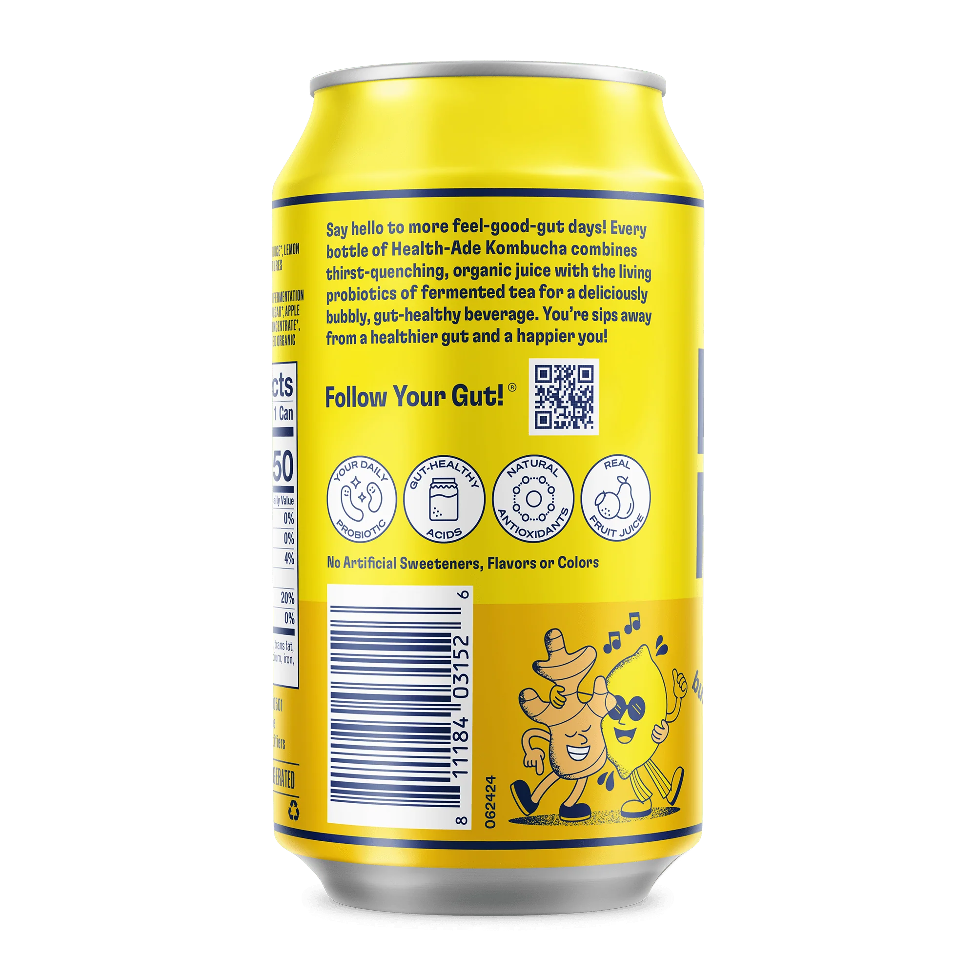Ginger-Lemon Kombucha in Cans (24 pack) - Image 14