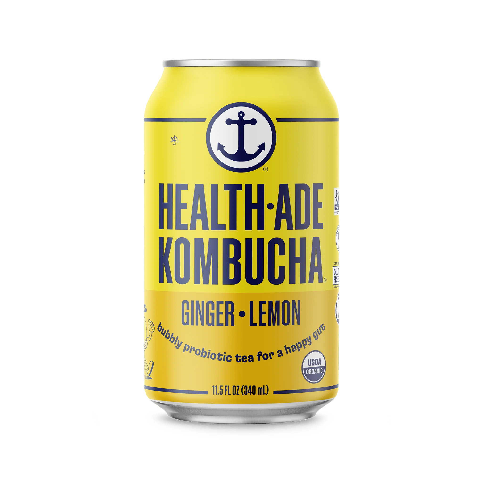 Ginger-Lemon Kombucha in Cans (24 pack) - Image 4