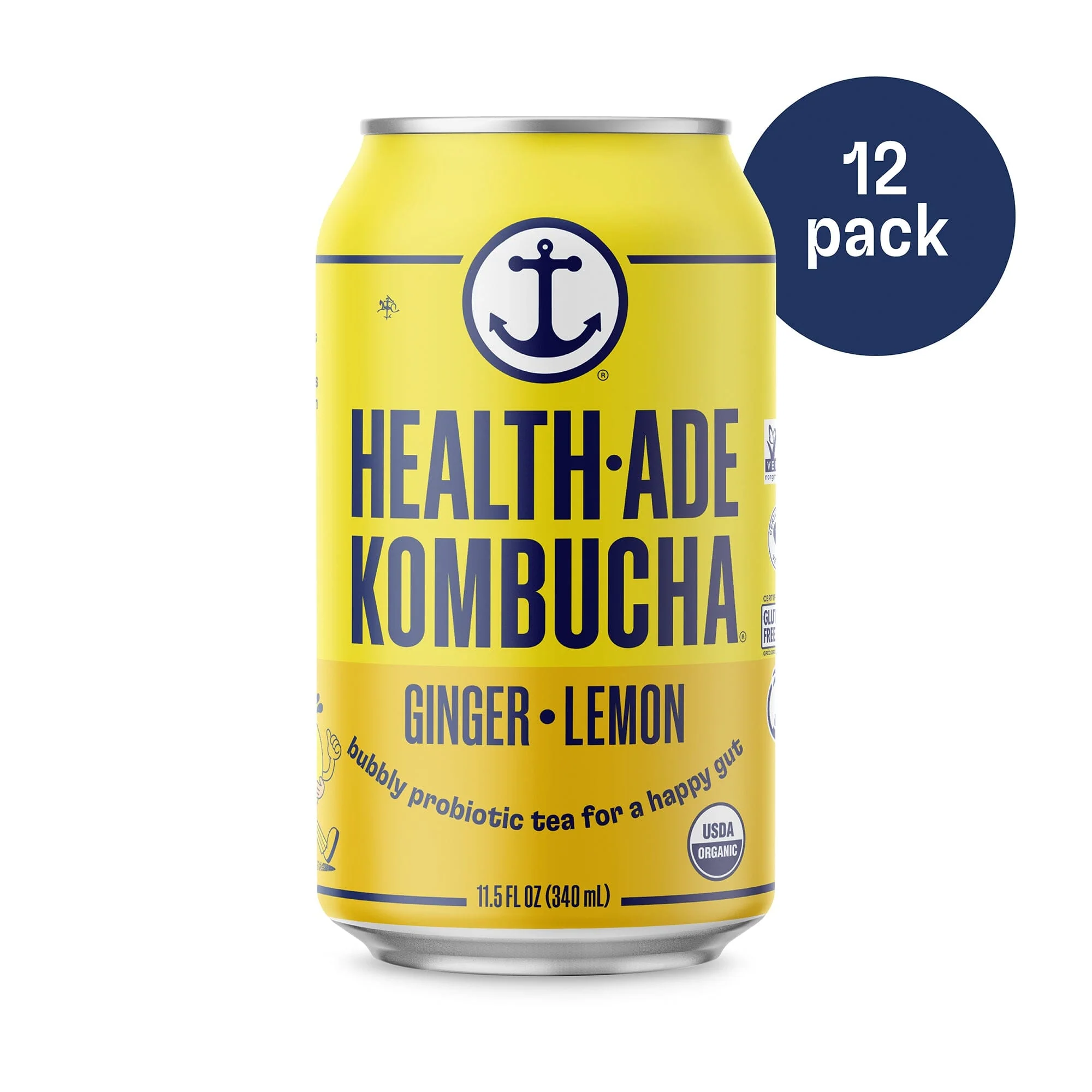 Ginger-Lemon Kombucha in Cans (24 pack) - Image 5