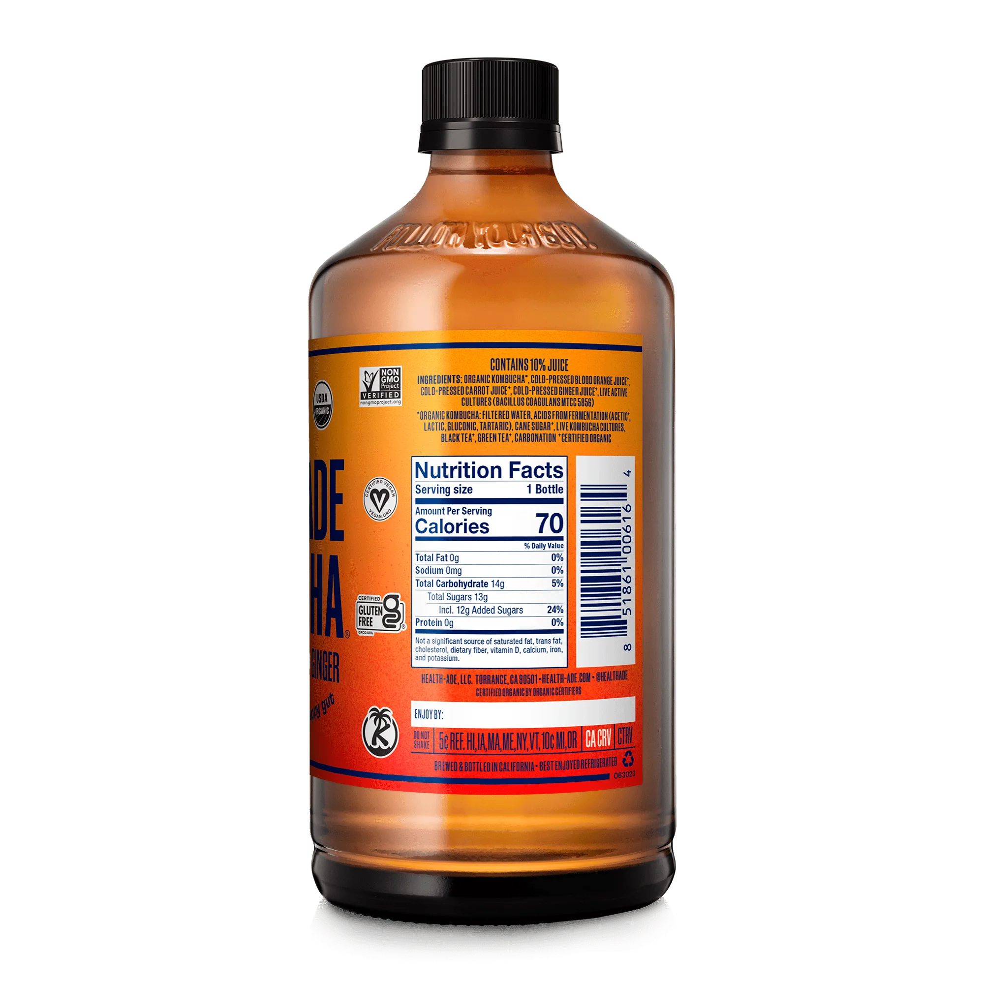 Blood Orange-Carrot-Ginger Kombucha - Image 5